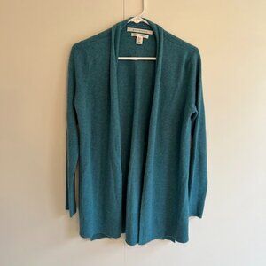 Max Studio Cashmere Long Open Front Cardigan Women's Size Medium